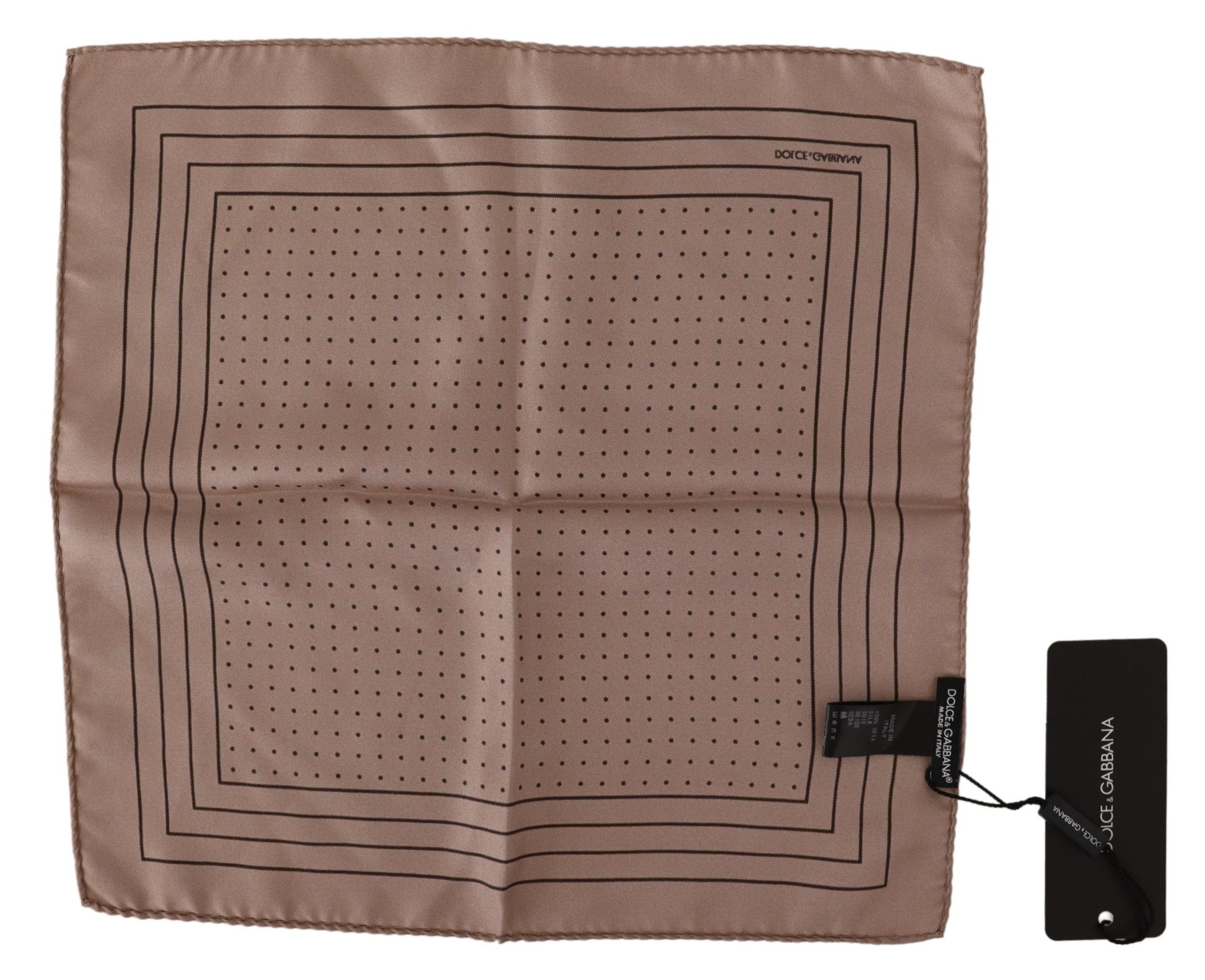 1525484.jpg Elegant Silk Dot Pocket Square - Image 2