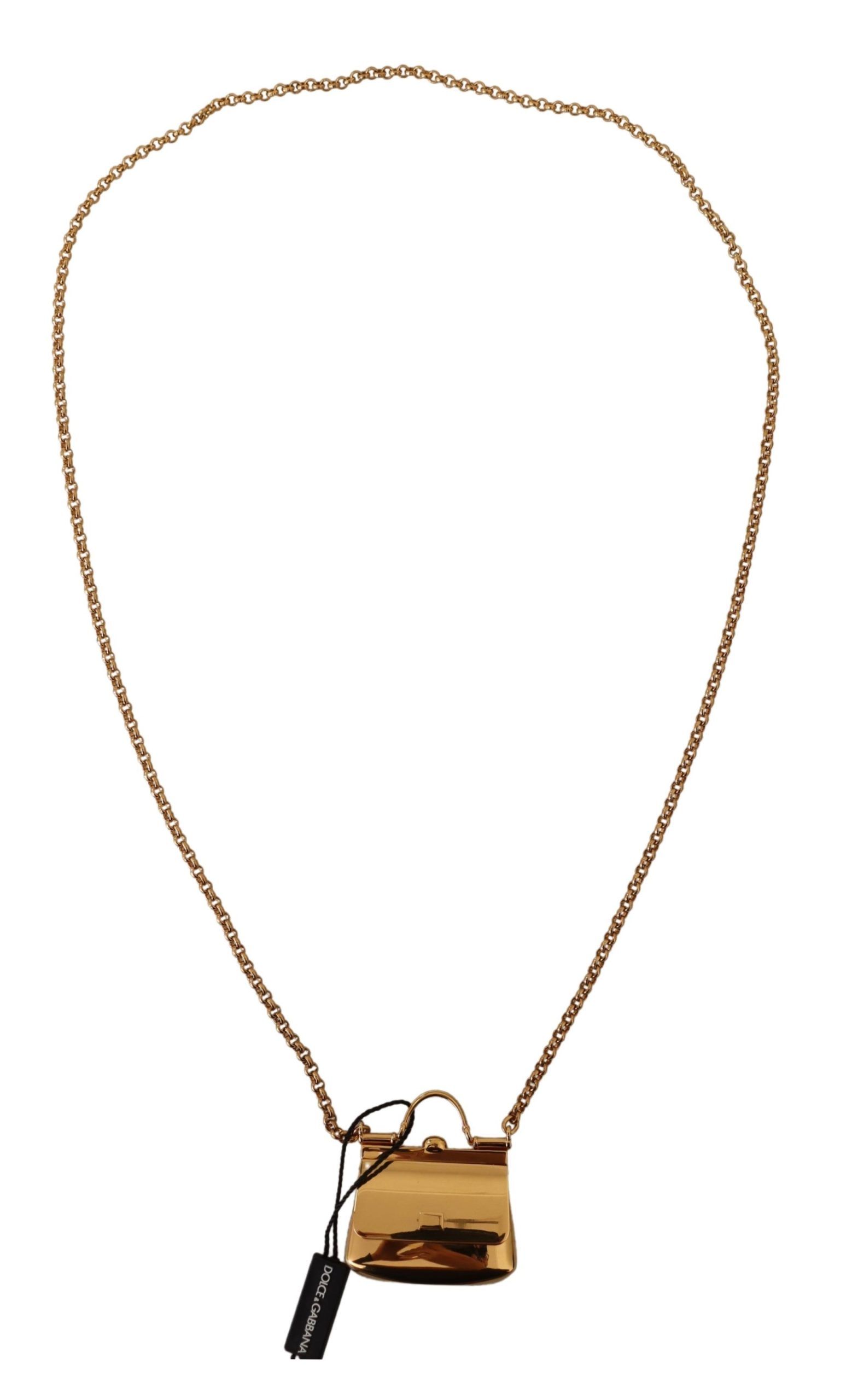 1530105.jpg Elegant Gold Charm Pendant Necklace - Image 3