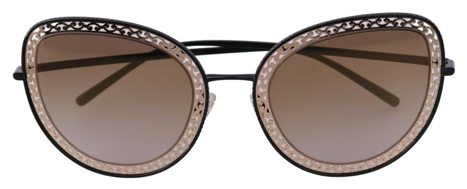 1549627.jpg Chic Black Gold Gradient Sunglasses - Image 2