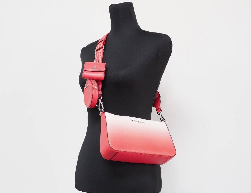 1552754.jpg Jet Set Coral Reef Gradient Crossbody Tech Attachment Handbag Purse - Image 2