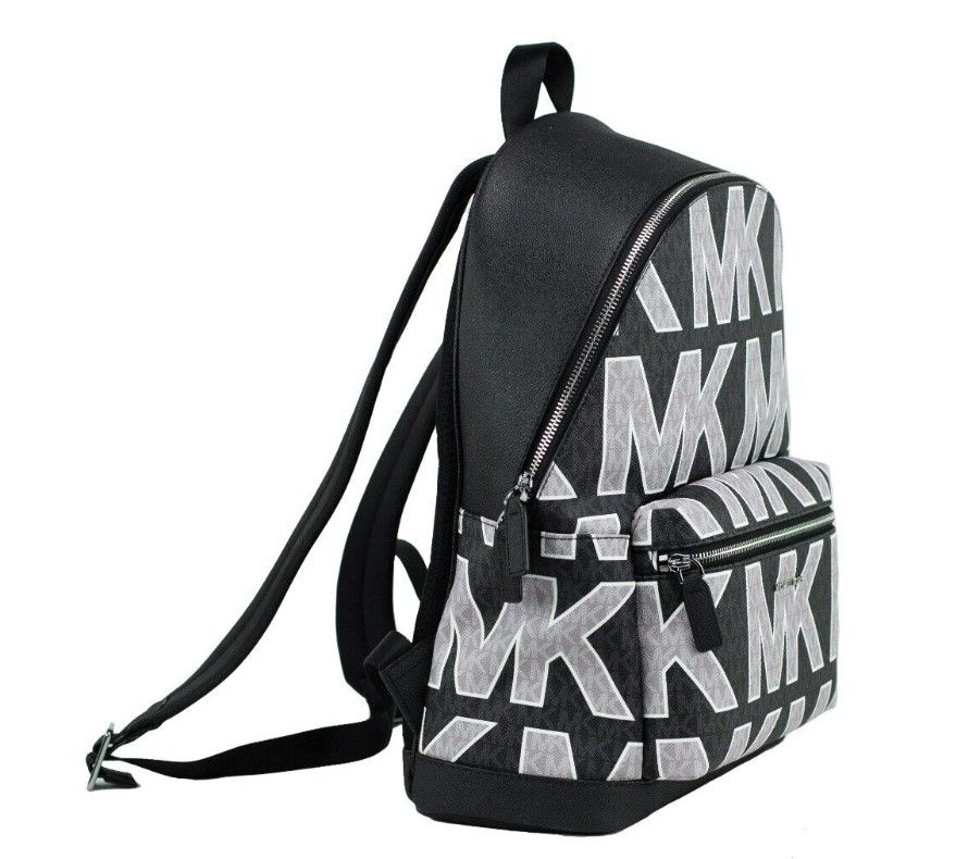 1578860.jpg Cooper Black Signature PVC Graphic Logo Backpack Bookbag Bag - Image 3