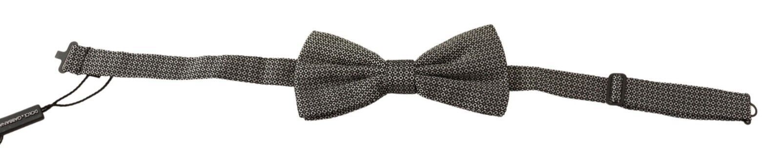 1579788.jpg Elegant Multicolor Silk Bow Tie - Image 3