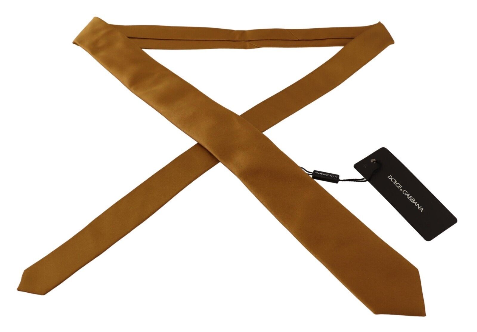 1579844.jpg Elegant Brown Silk Men's Tie - Image 2