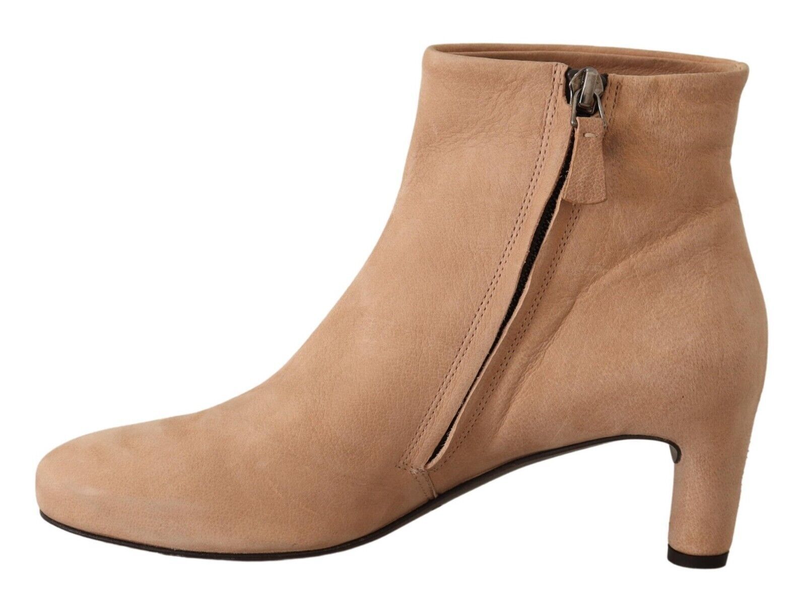 1583499.jpg Elegant Beige Leather Boots - Image 2
