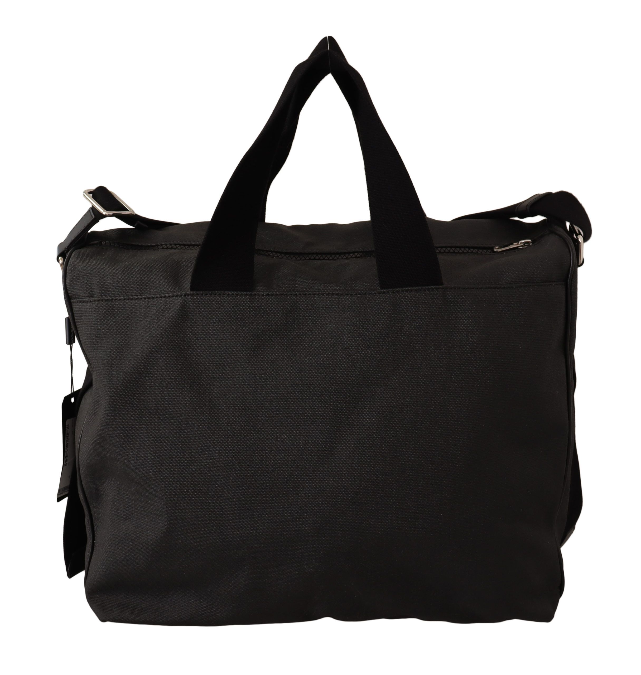 1585641.jpg Elegant Men's Denim & Leather Messenger Bag - Image 3