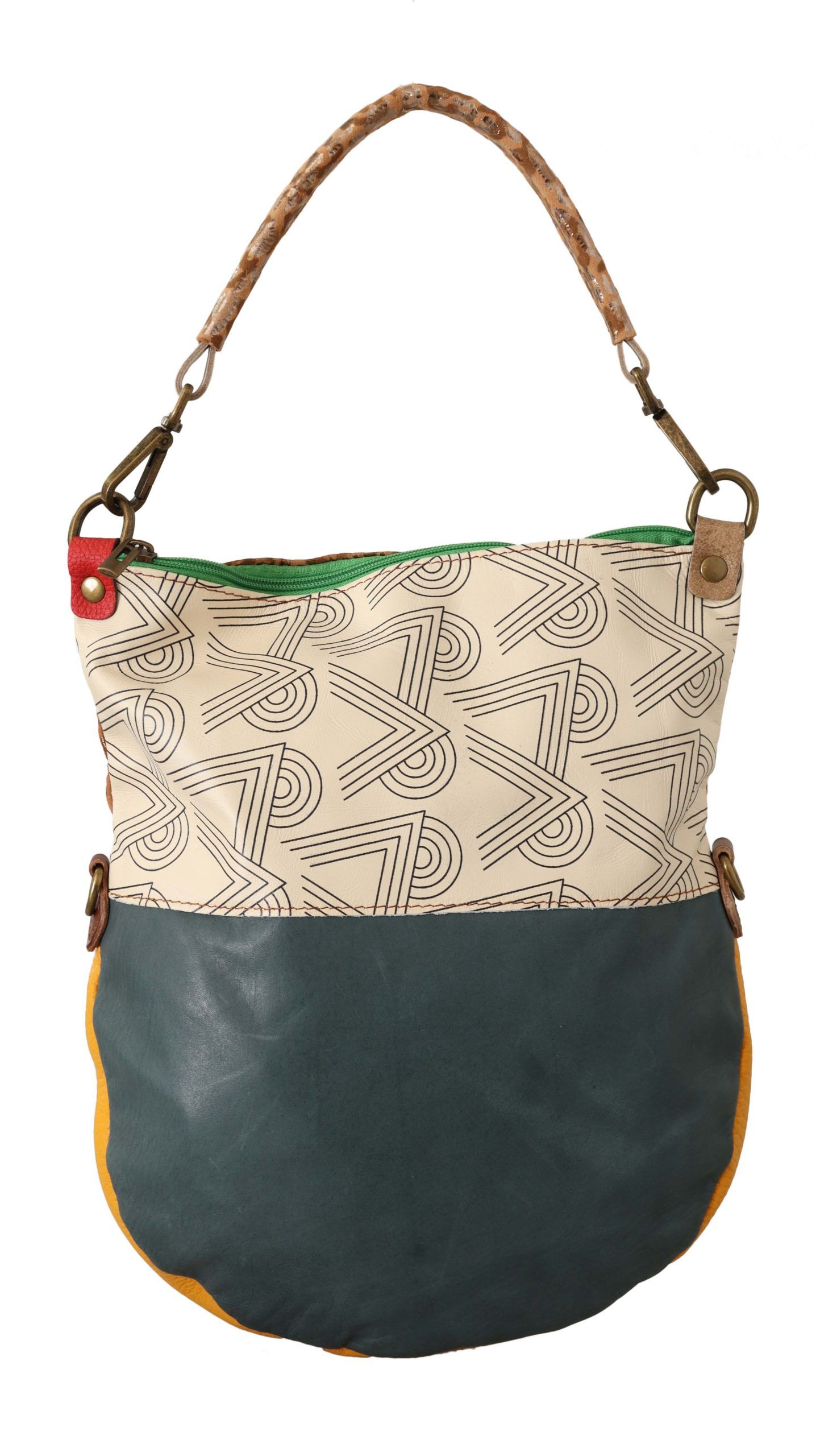 1585743.jpg Chic Multicolor Leather Shoulder Bag - Image 3