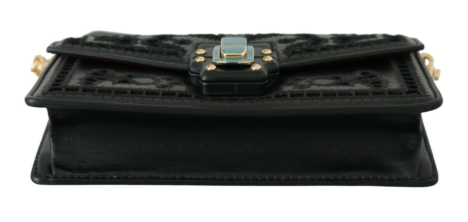 1587563.jpg Elegant Black Leather Shoulder Messenger Bag - Image 5