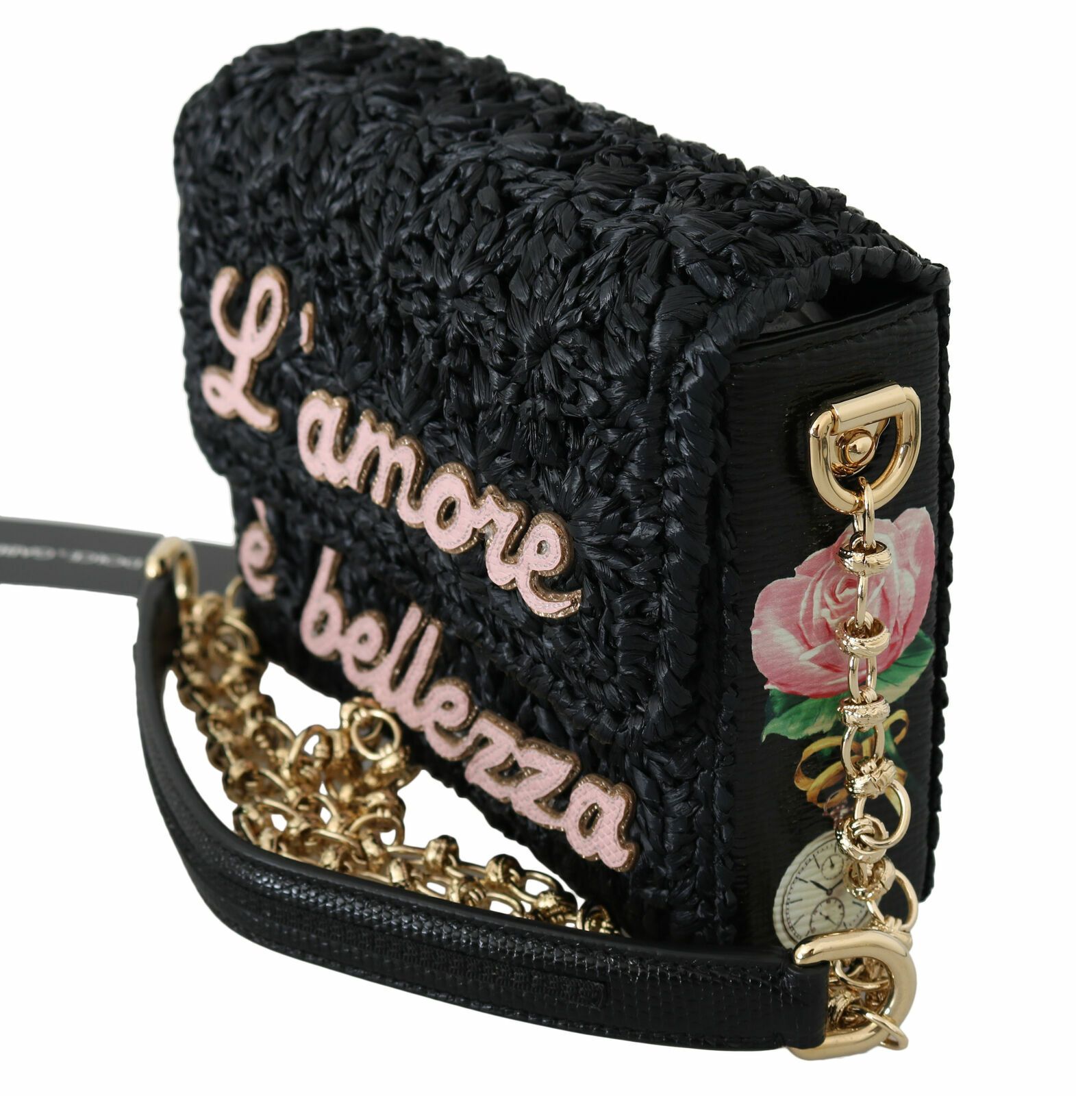 1587612.jpg Chic Black MILLENNIALS Embroidered Purse - Image 3