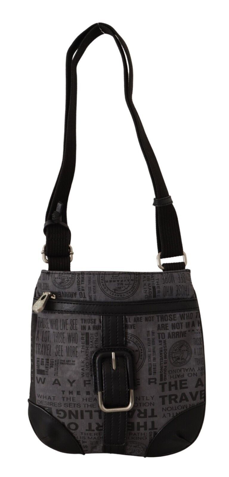 1588901.jpg Chic Gray Fabric Crossbody Bag - Image 2