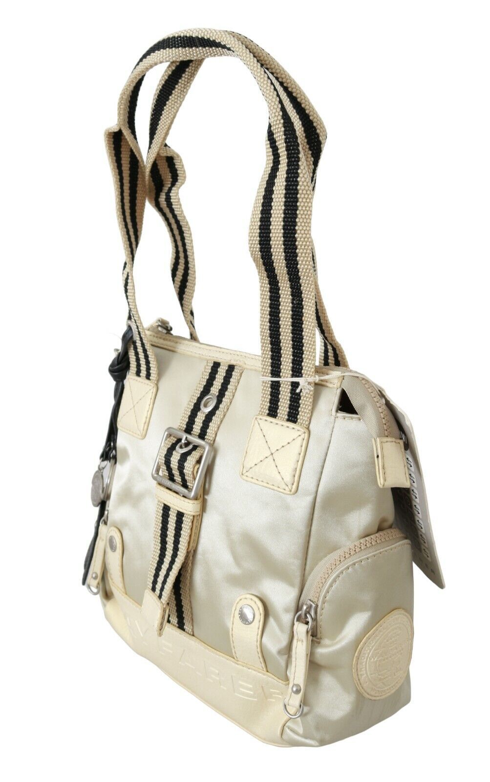1593009.jpg Chic Beige Fabric Handbag - Image 2