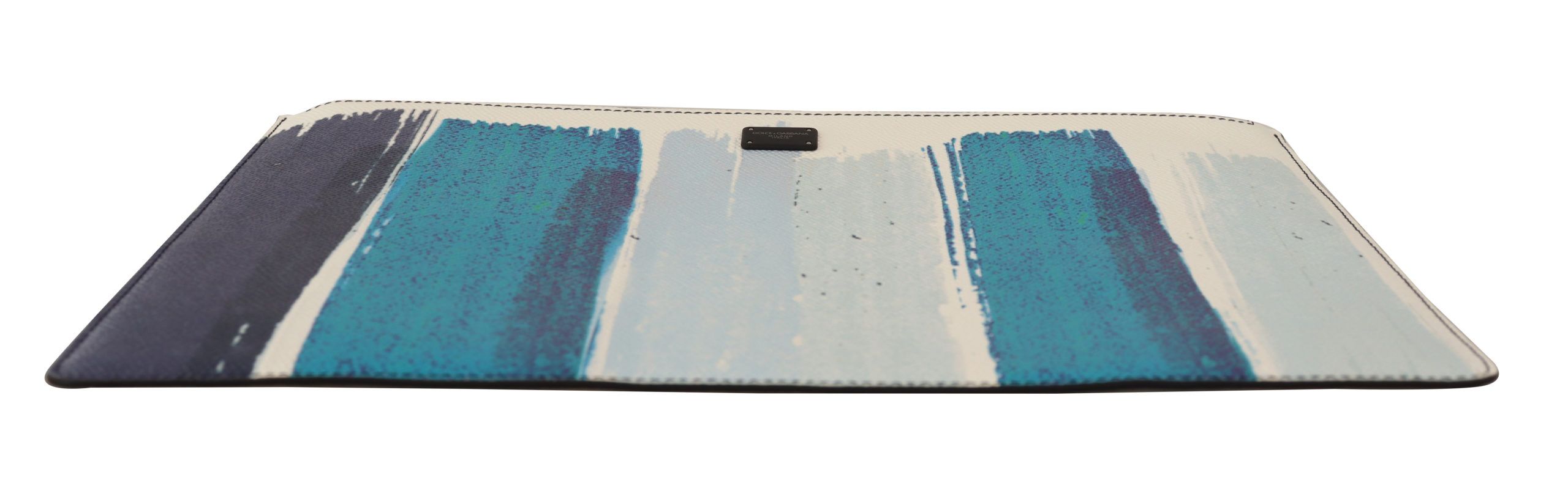 1601092.jpg Chic Striped Leather Document Bag - Image 3