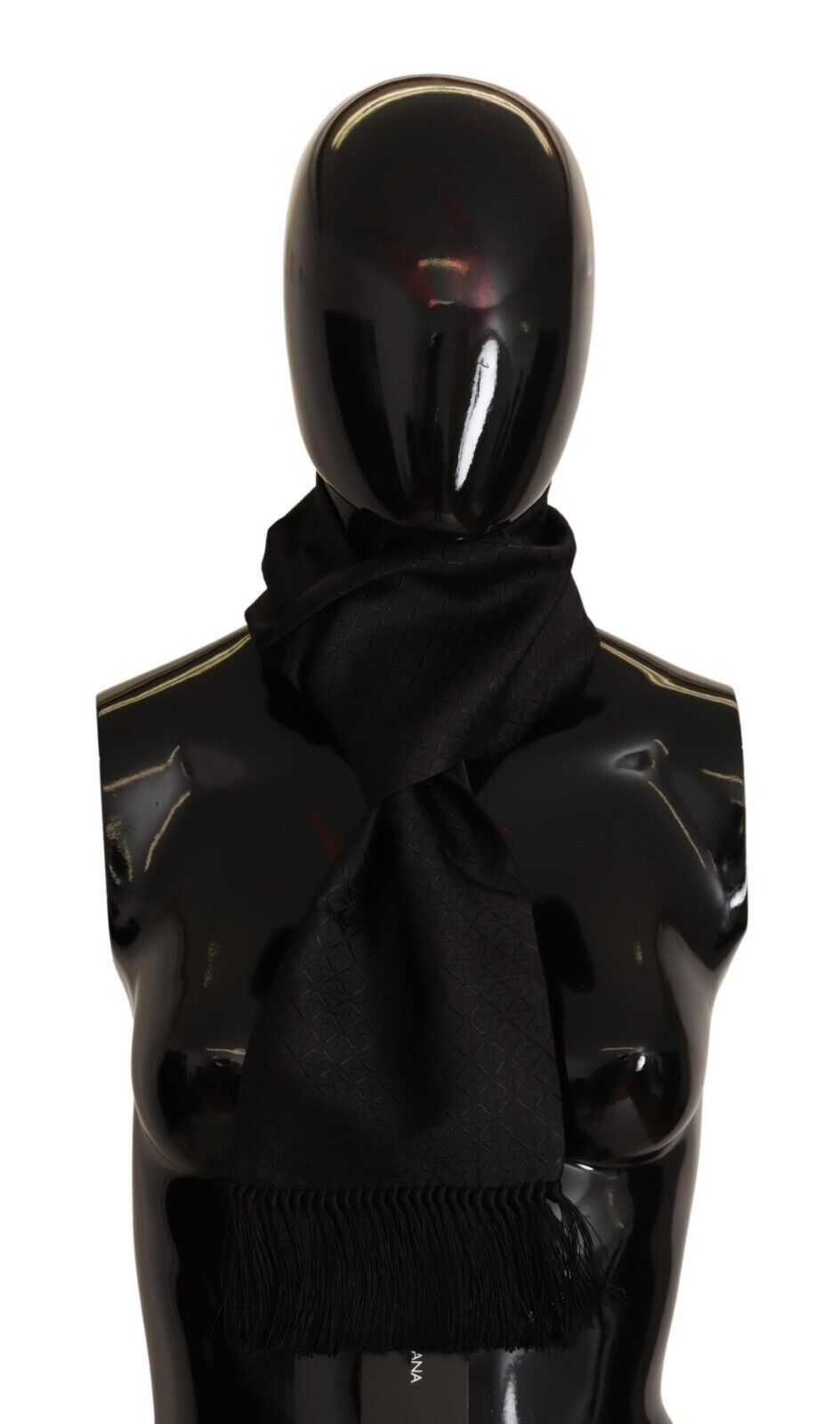 1601881.jpg Elegant Silk Fringed Scarf - Image 2