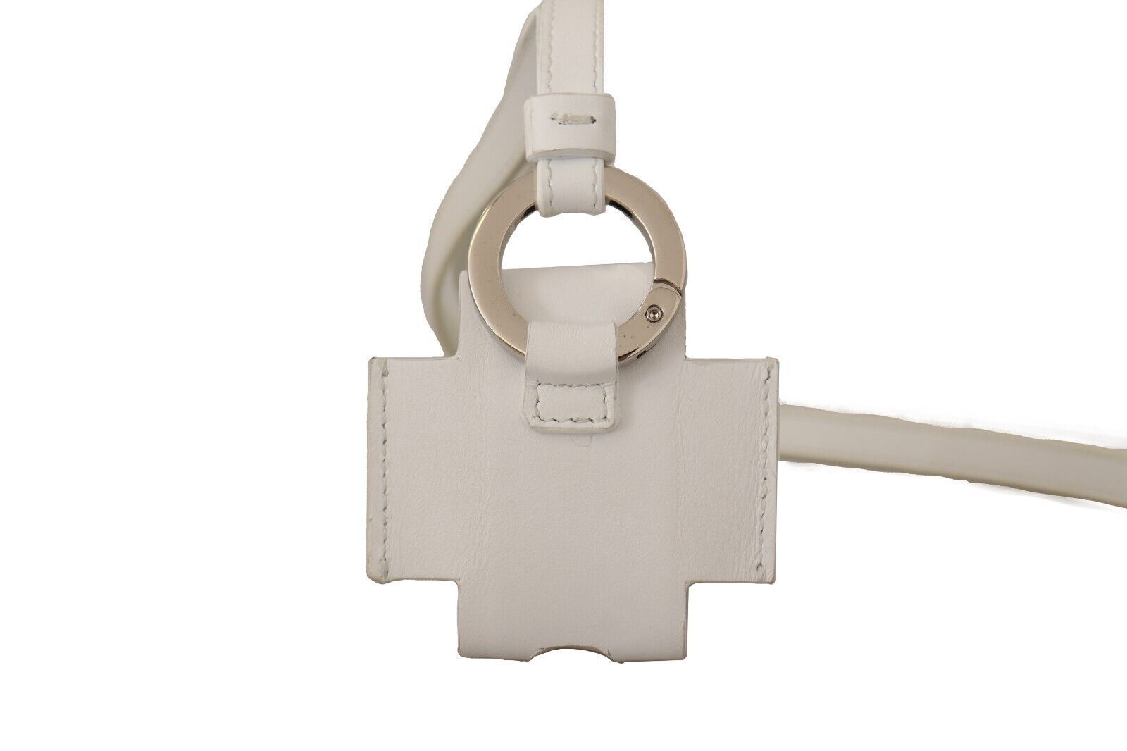 1606849.jpg Elegant Leather Airpods Case in Pristine White - Image 4