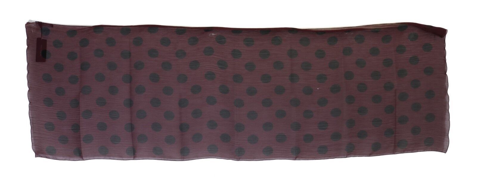 1607892.jpg Elegant Bordeaux Polka Dot Scarf Wrap - Image 3