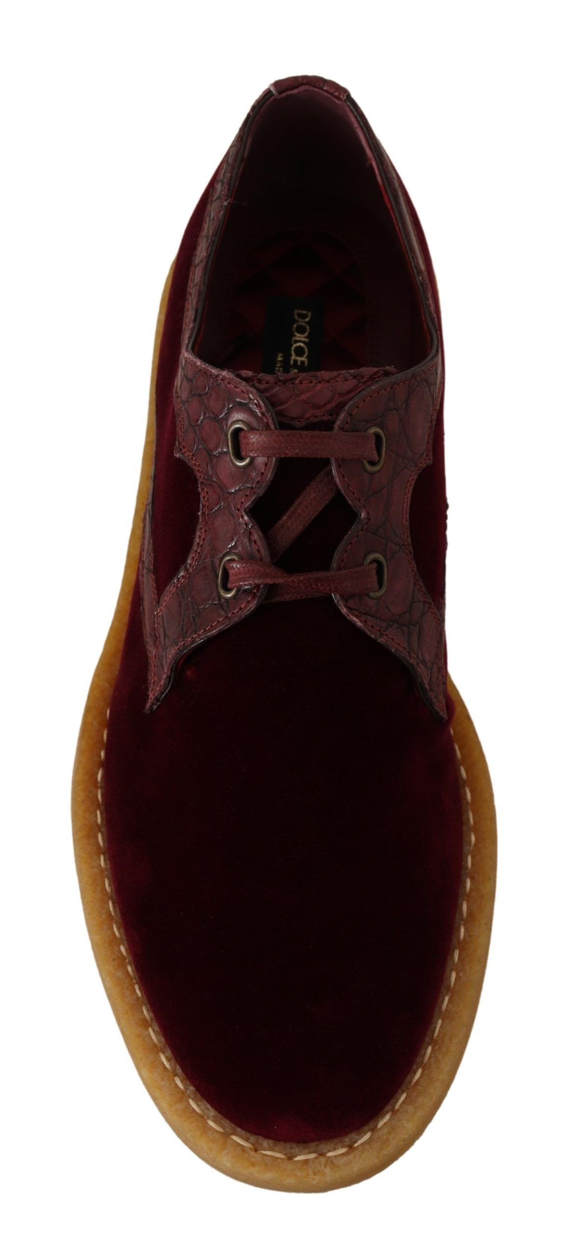1609084.jpg Elegant Velvet and Exotic Leather Dress Shoes - Image 6