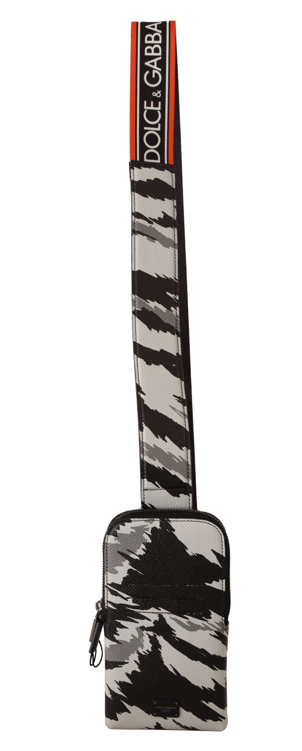 1621284.jpg Elegant Tiger Print Phone Pocket Neck Strap - Image 2