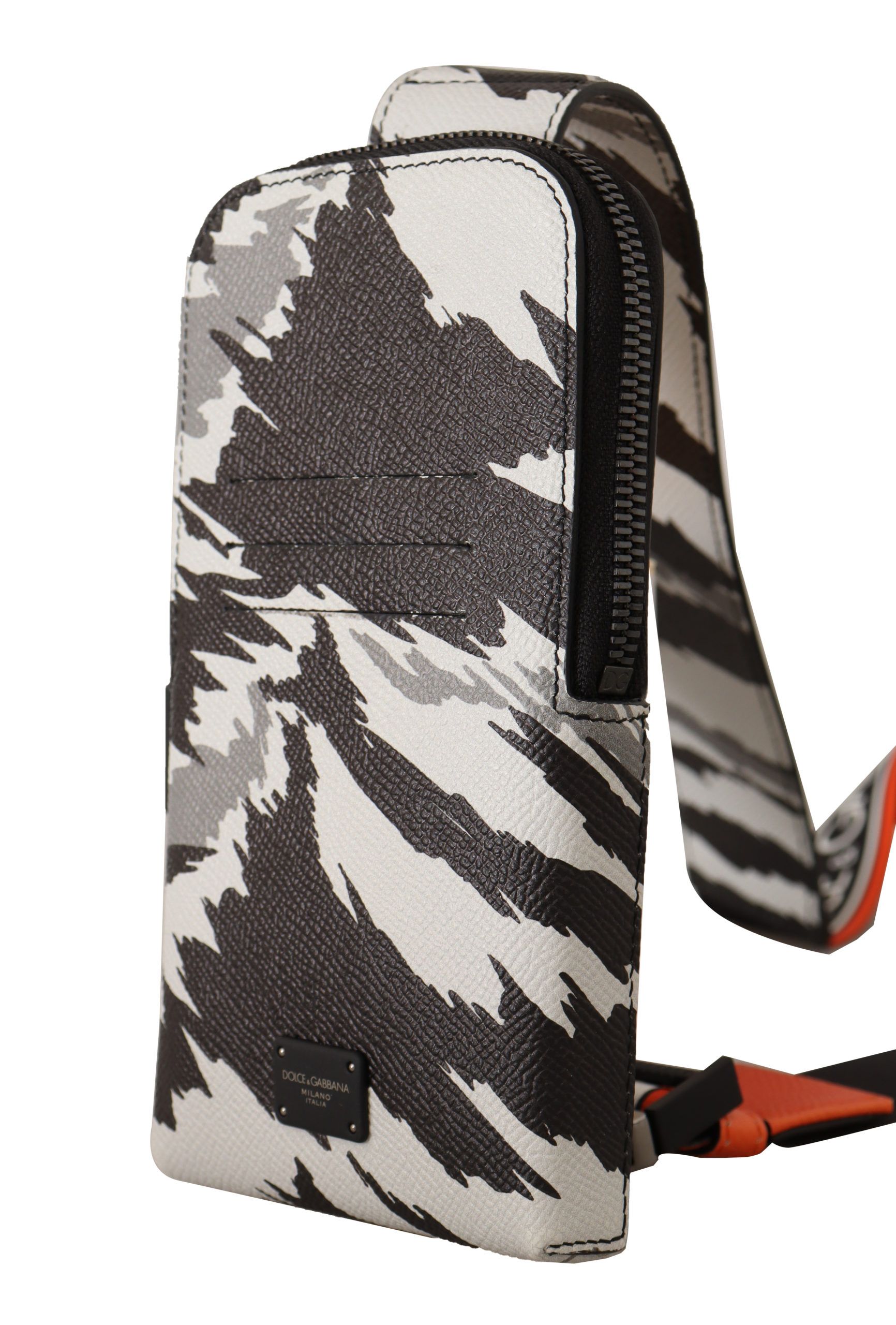 1621285.jpg Elegant Tiger Print Phone Pocket Neck Strap - Image 3