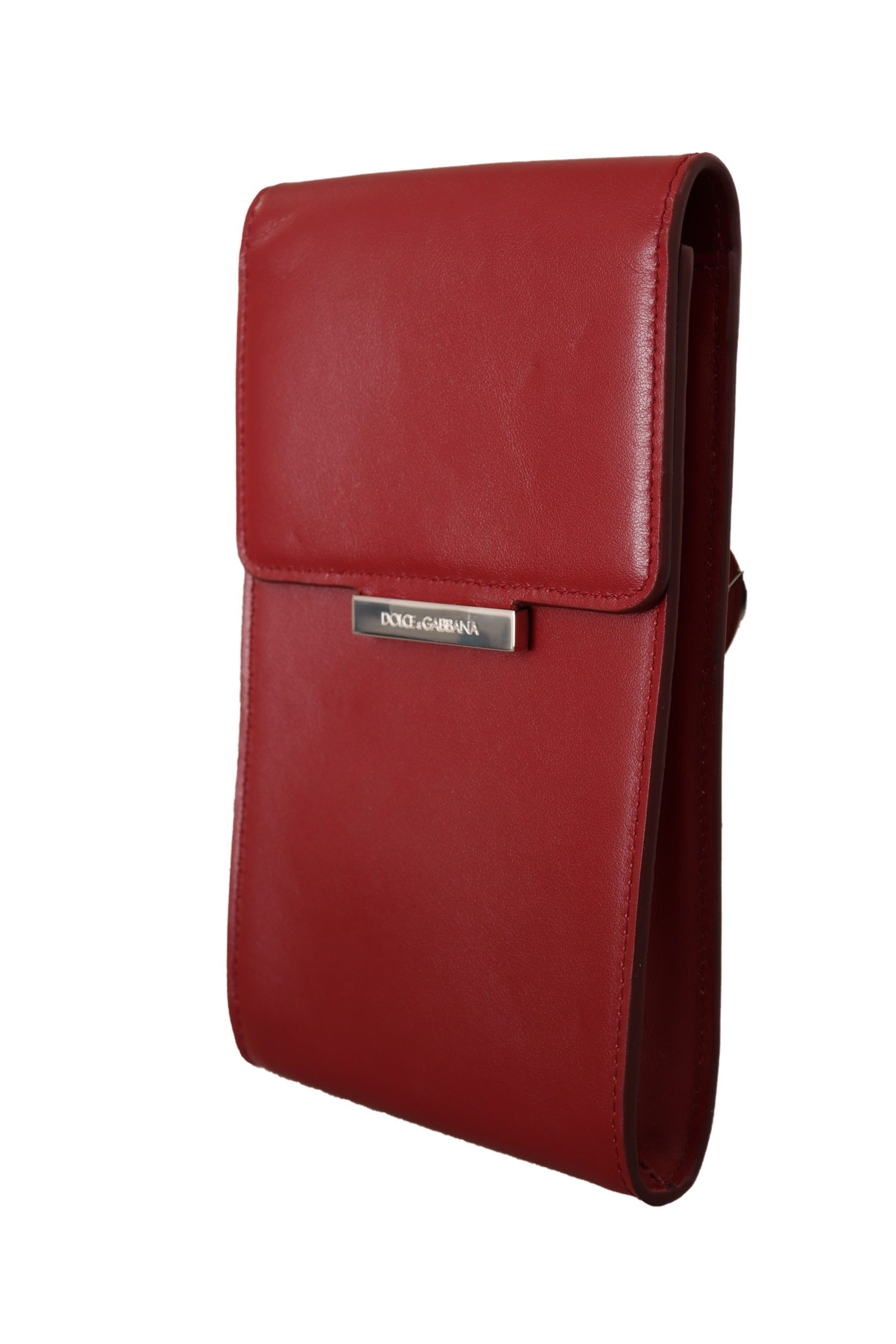 1621452.jpg Red Leather Universal Phone Pocket Case - Image 3