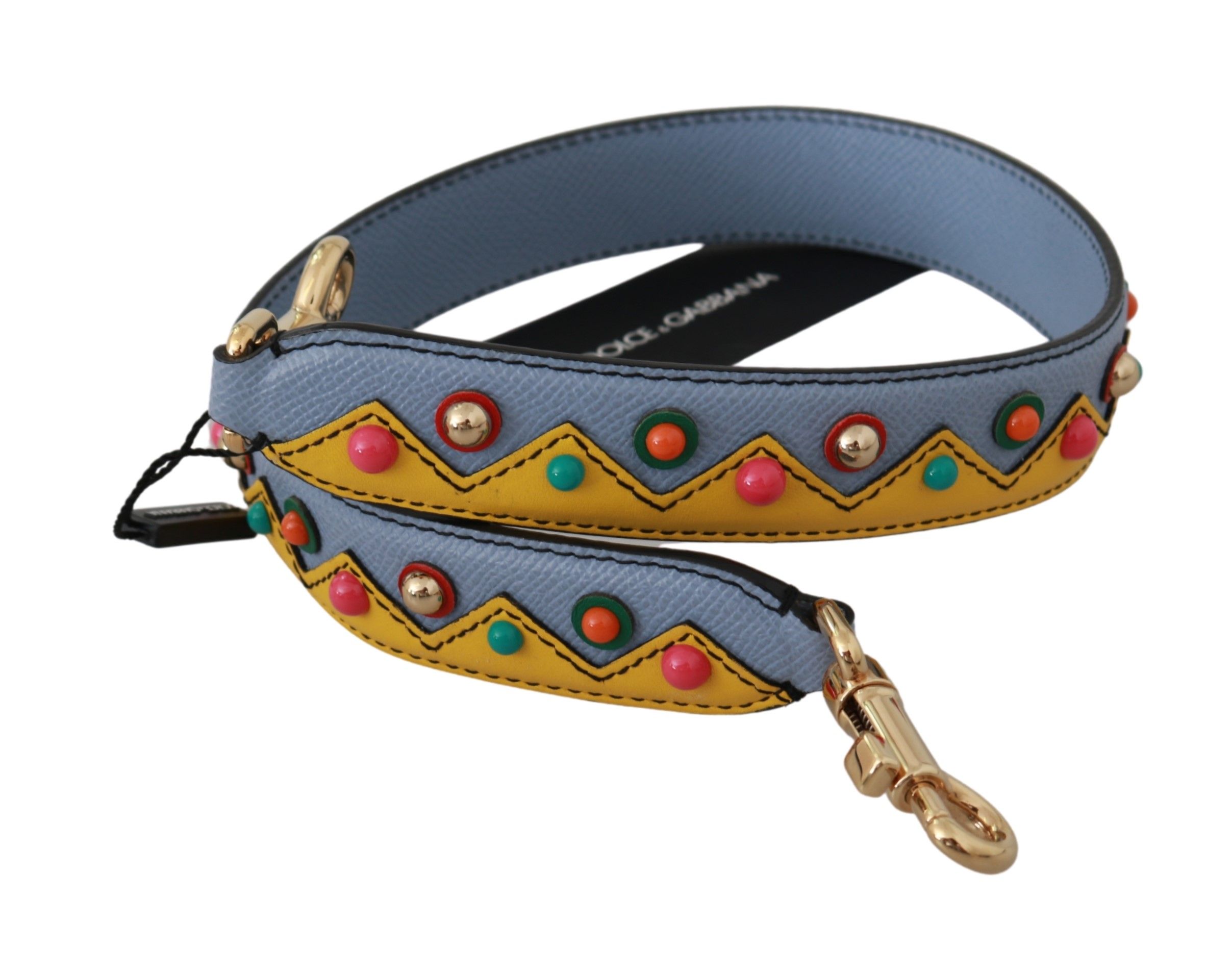 1621507.jpg Multicolor Leather Shoulder Strap Accessory - Image 3