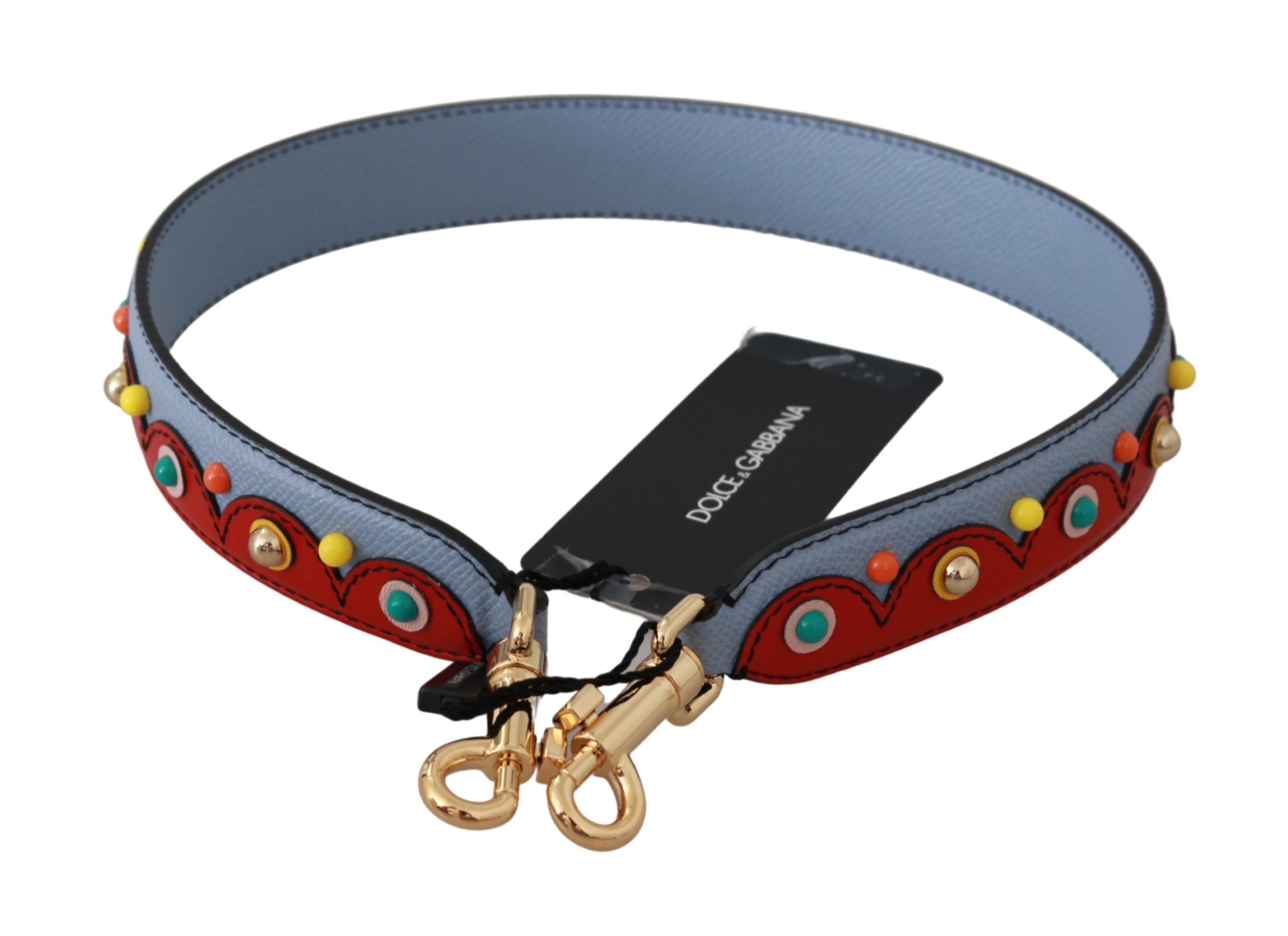 1621542.jpg Elegant Blue Leather Shoulder Strap Accessory - Image 3