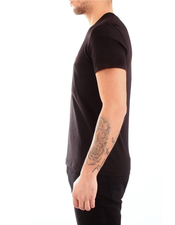 1628963.jpg Black Cotton Men T-Shirt - Image 4
