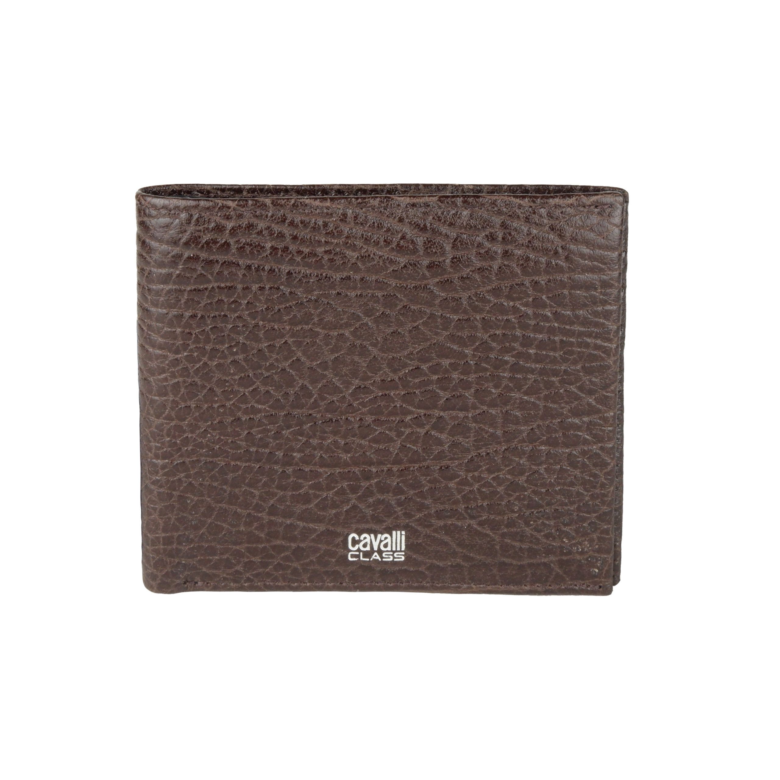 Brown Calfskin Men Wallet