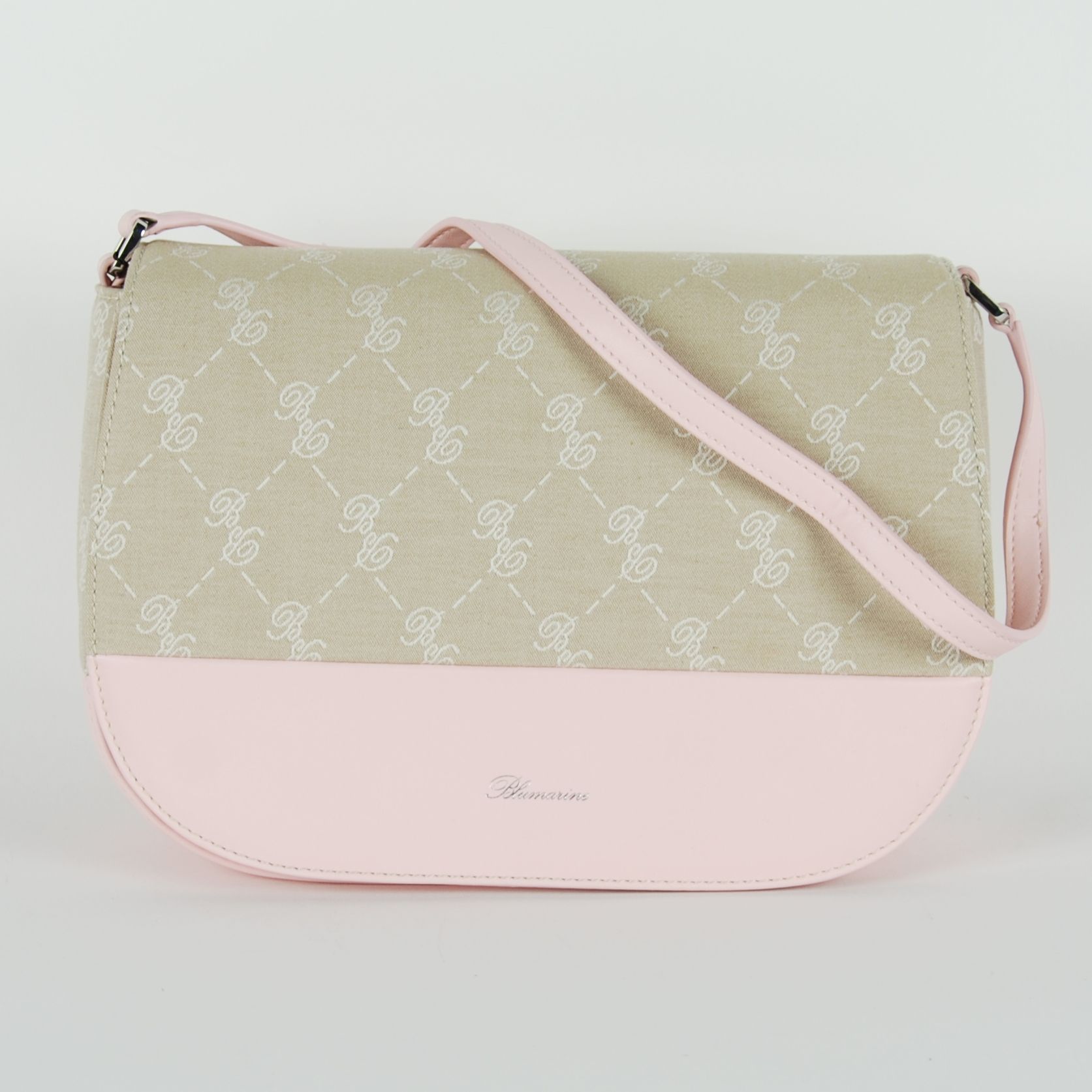 Pink Cotton Women Crossbody Bag