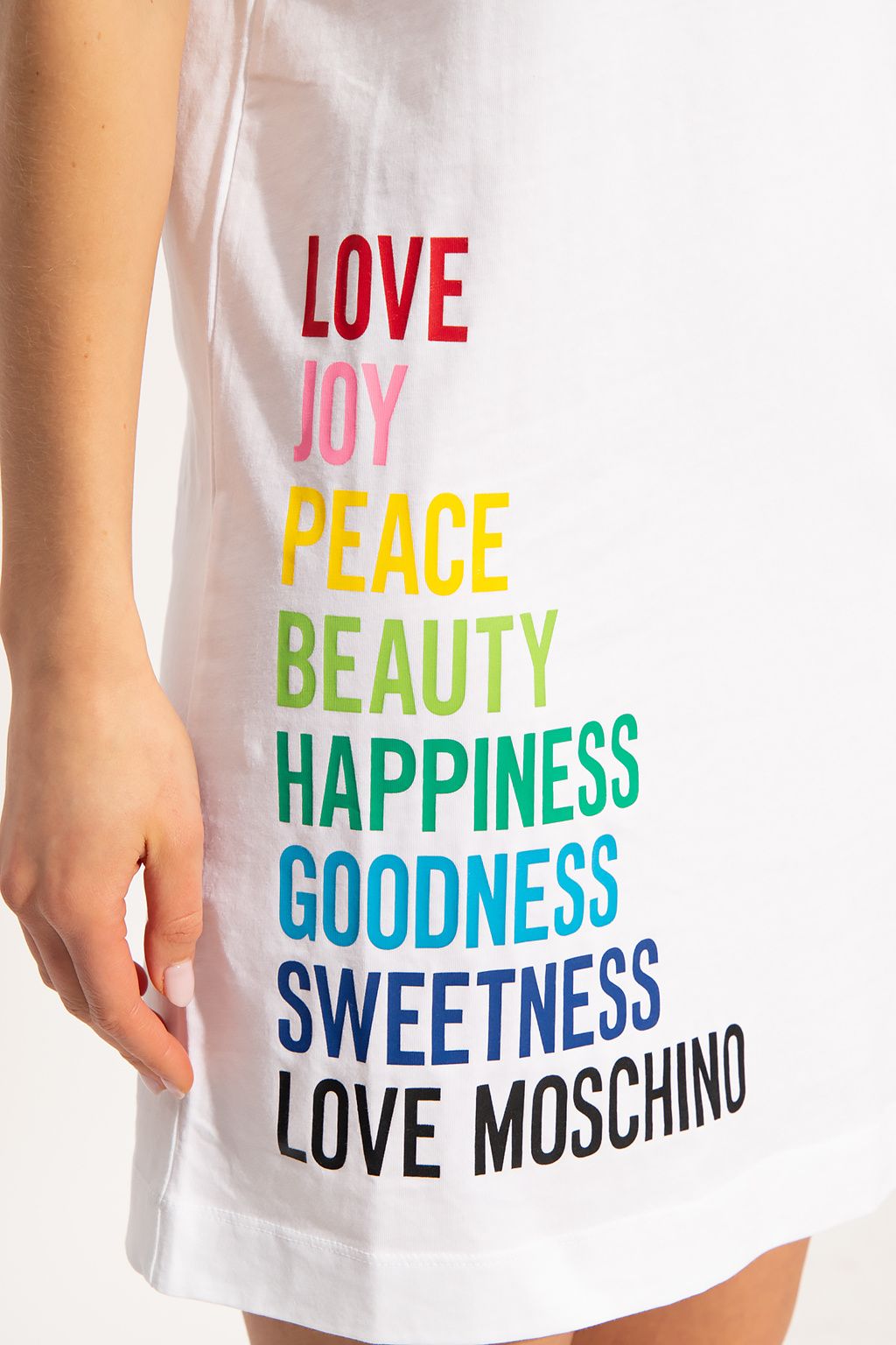 1903373.jpg White Cotton Women Dress - Image 3