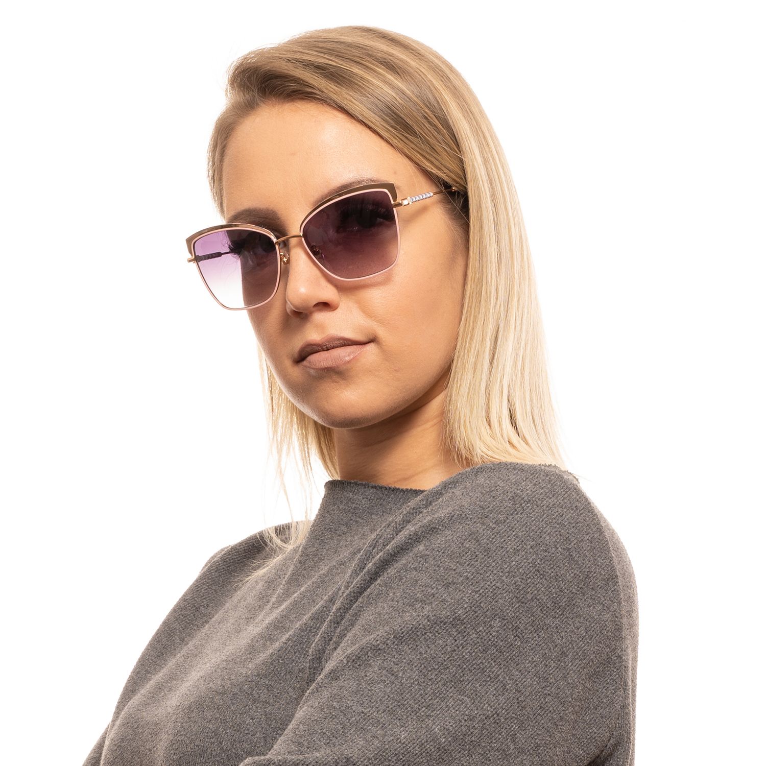 190605322543_03-3821c9a2-00e.jpg Rose Gold Sunglasses for Woman - Image 4