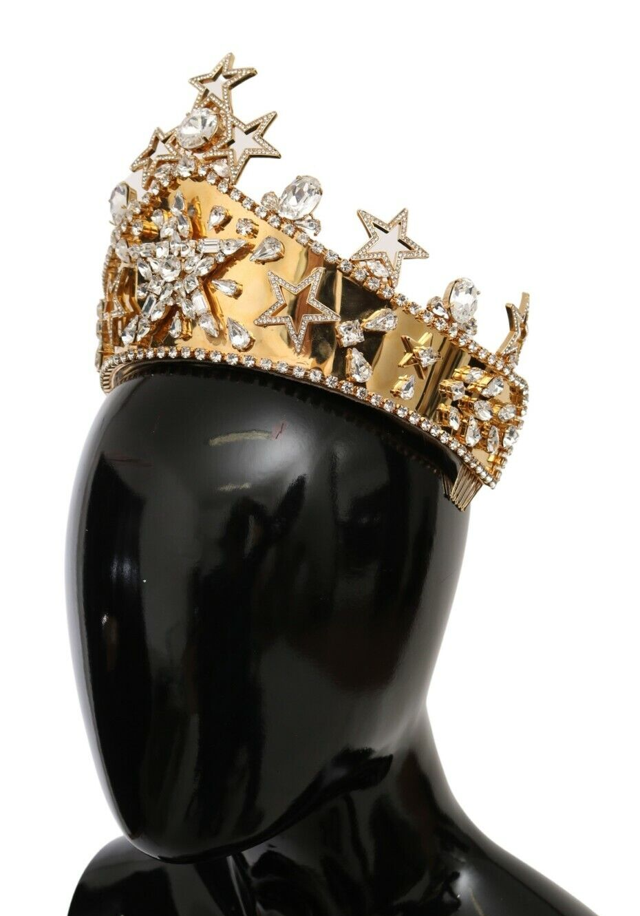 1909729.png Regal Crystal Diadem Gold Tiara - Image 2