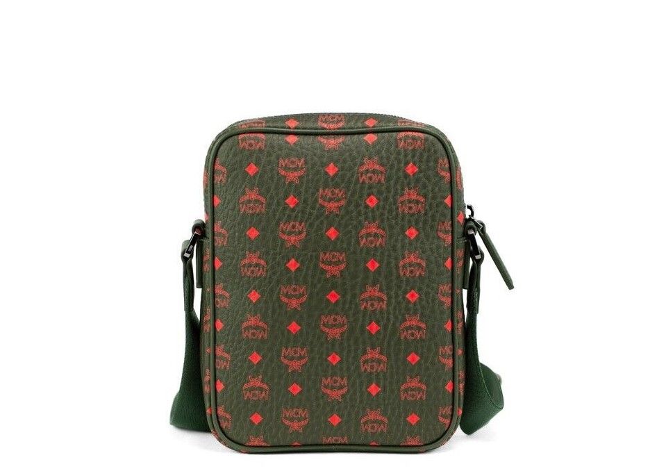 1924020.jpg Klassik Mini Winter Moss Visetos Leather Multifunction Crossbody Handbag Green - Image 5