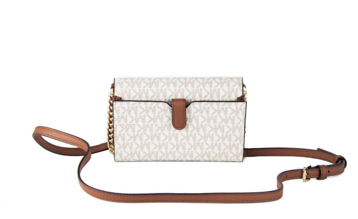 1968378.jpg Jet Set Vanilla PVC Multifunctional Phone Crossbody Wallet Handbag - Image 2