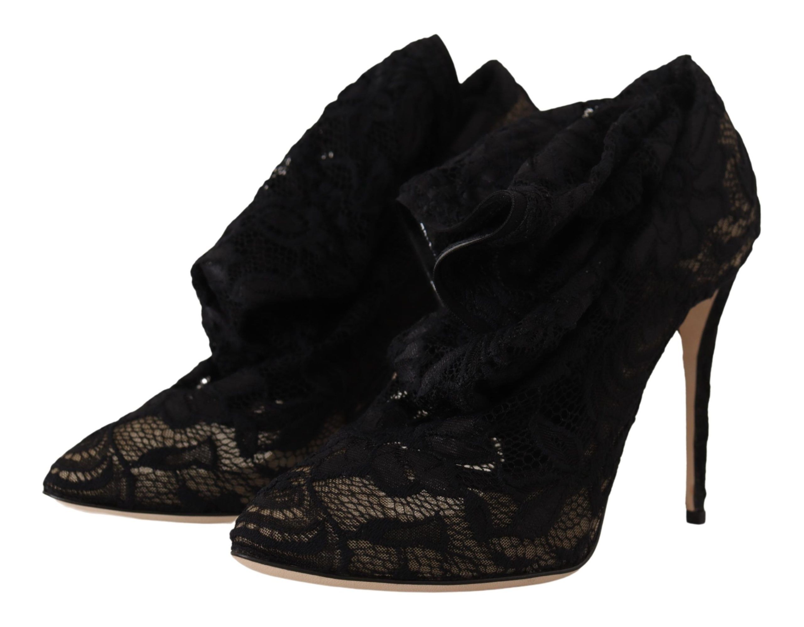 1987149.jpg Elegant Stretch Sock Boots in Black - Image 3