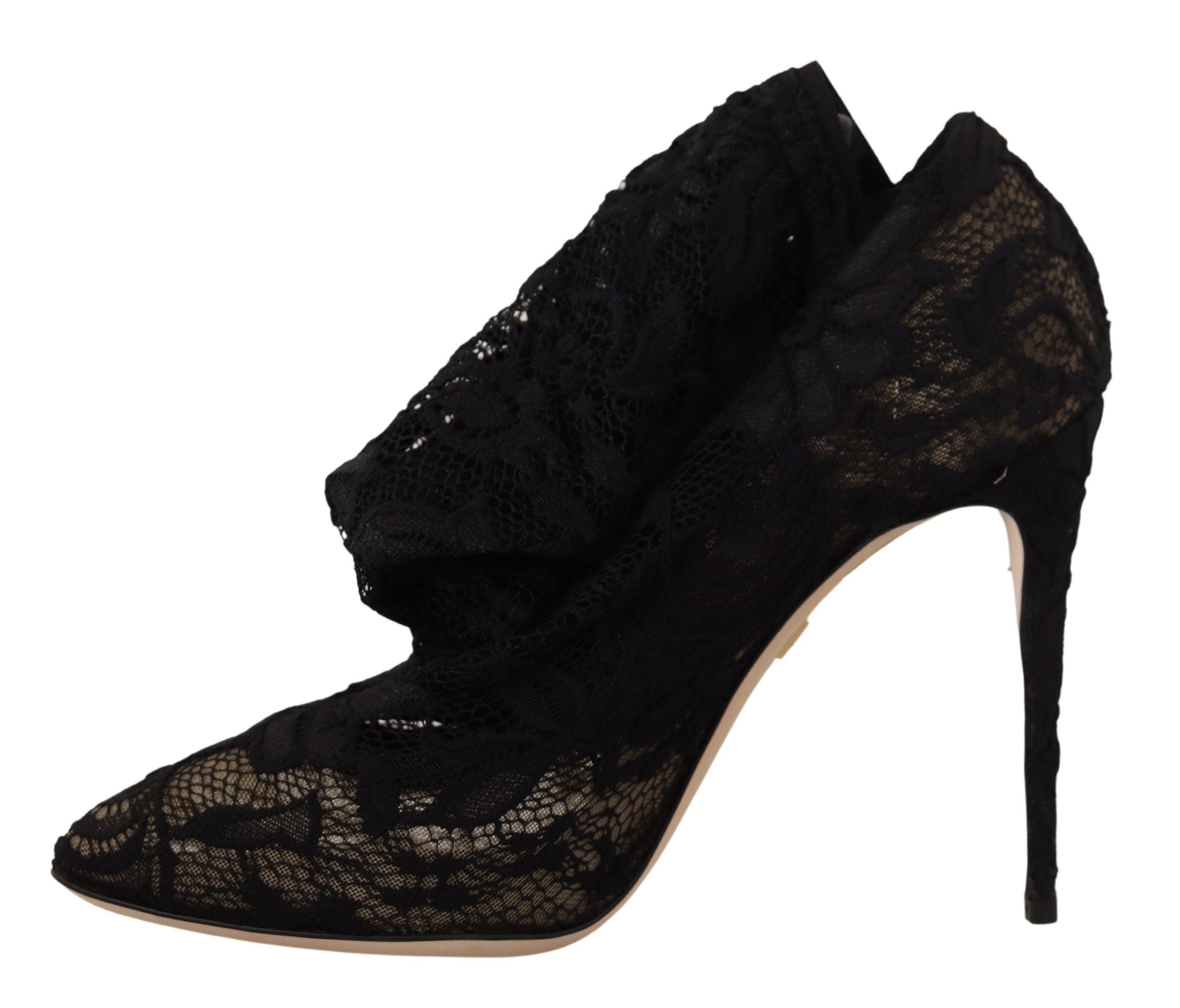 1987151.jpg Elegant Stretch Sock Boots in Black - Image 5