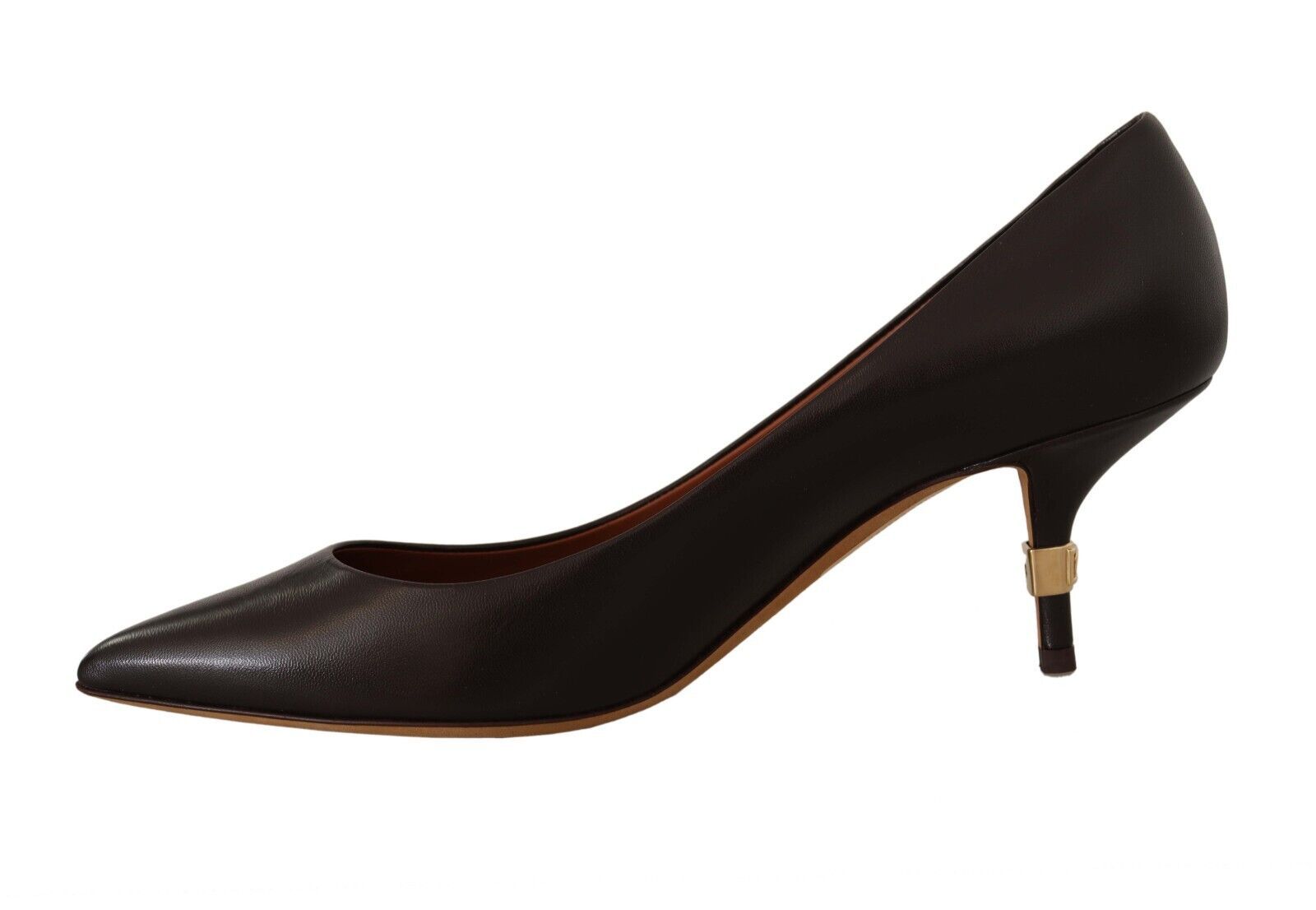 1993876.jpg Elegant Brown Leather Heels Pumps - Image 5