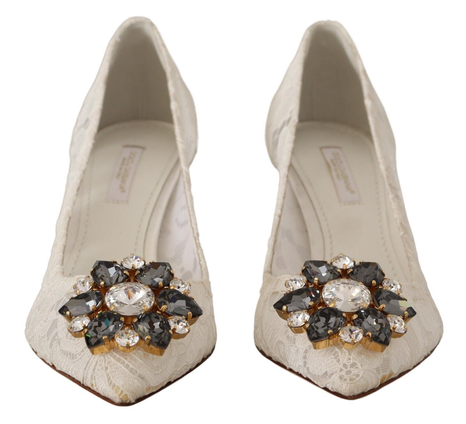 1993925.jpg Elegant Lace Heels with Crystal Accents - Image 2