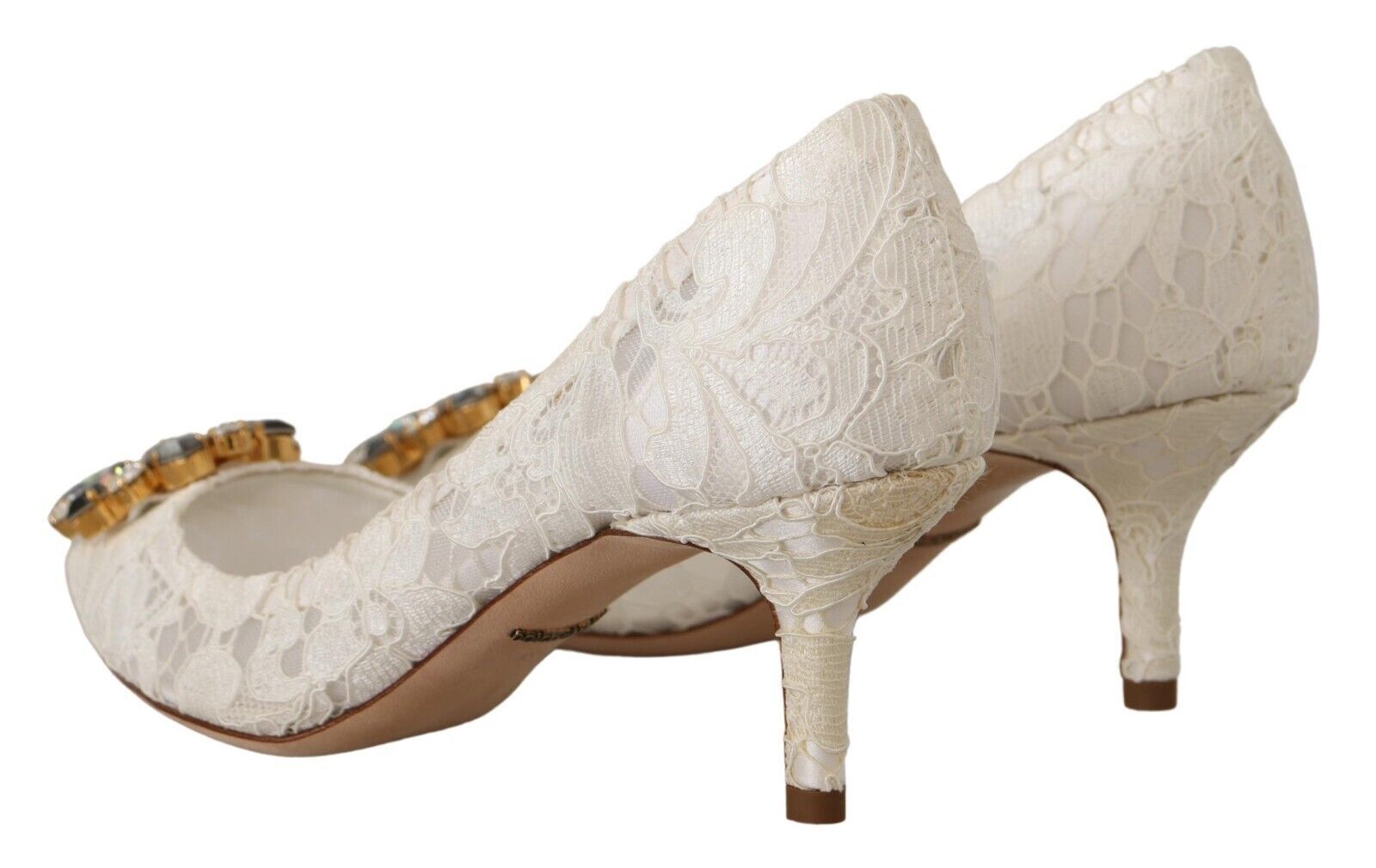 1993927.jpg Elegant Lace Heels with Crystal Accents - Image 4