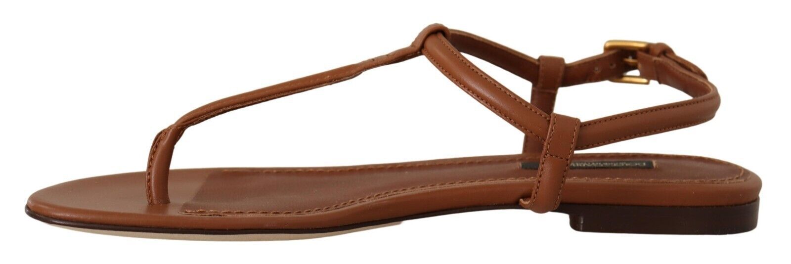 1999508.jpg Elegant Leather T-Strap Flat Sandals - Image 4