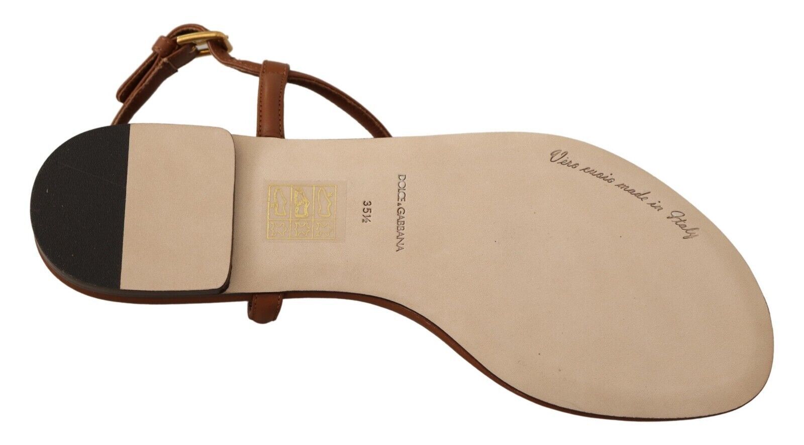 1999509.jpg Elegant Leather T-Strap Flat Sandals - Image 3