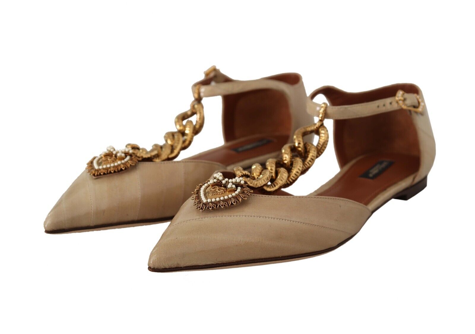 1999552.jpg Elegant Heart Devotion Chain Embellished Sandals - Image 3