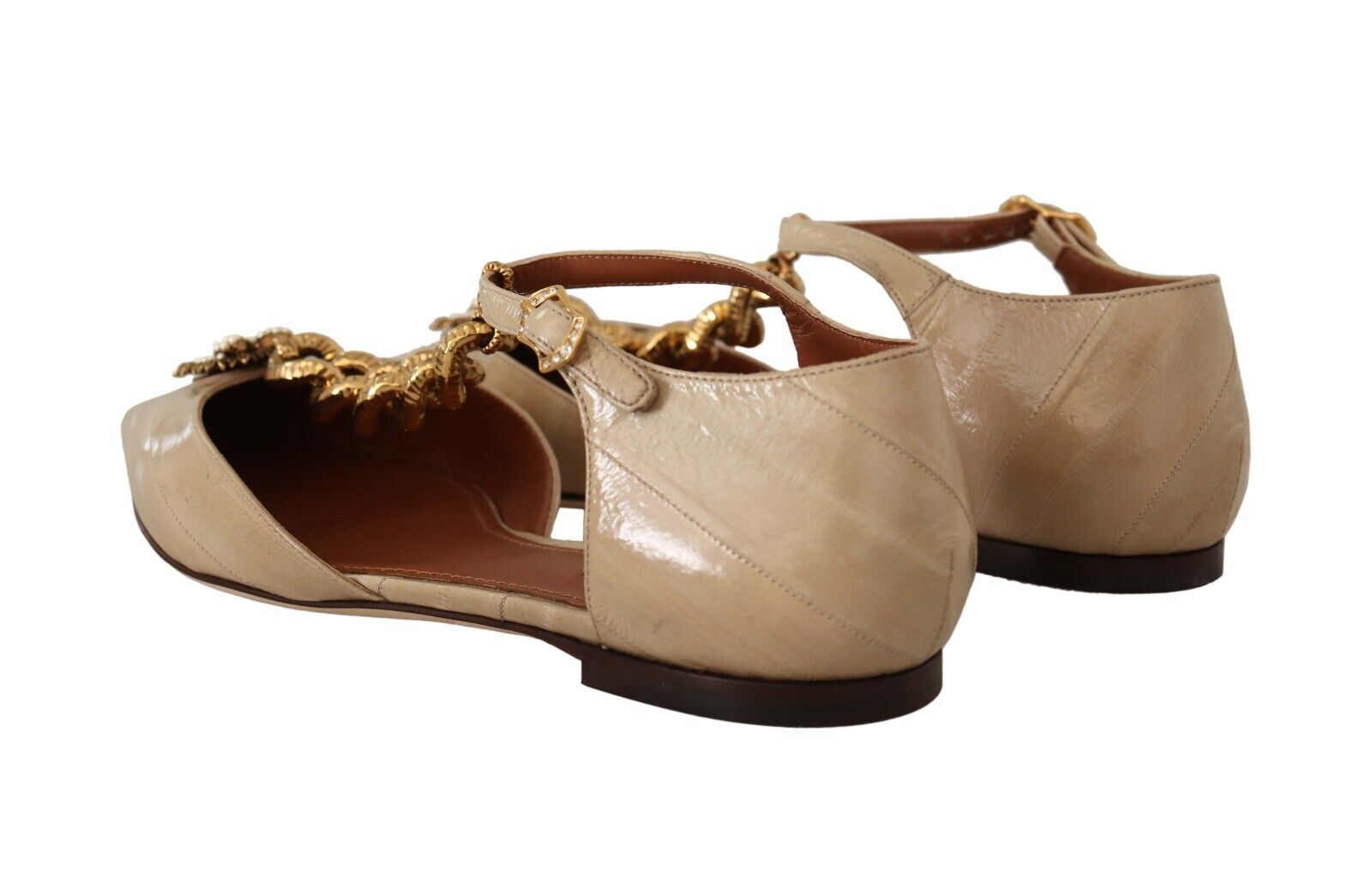 1999553.jpg Elegant Heart Devotion Chain Embellished Sandals - Image 4