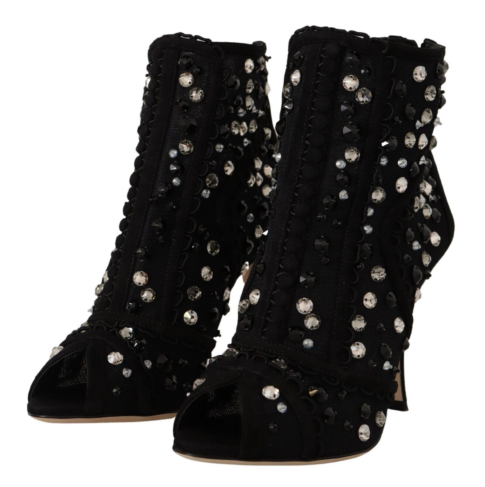 1999792.jpg Embellished Crystal Short Boots - Image 3