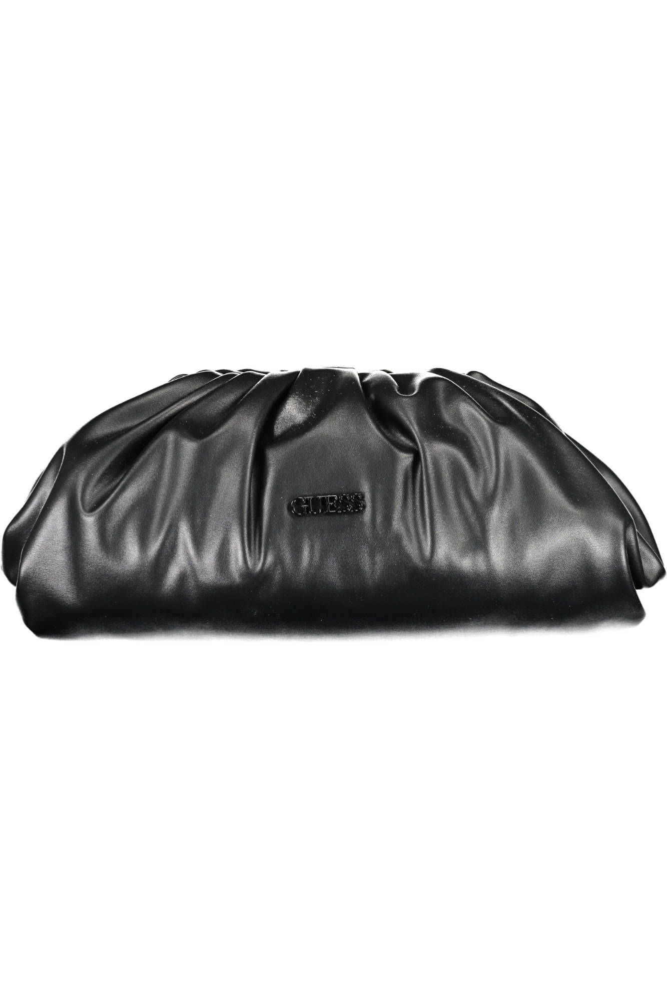 Black Polyurethane Women Clutch