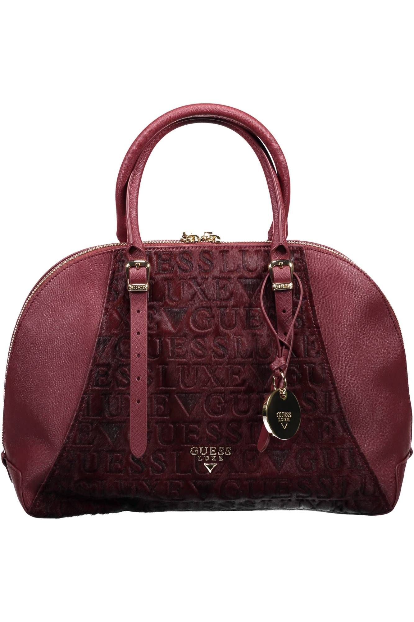 Purple Leather Women Handbag