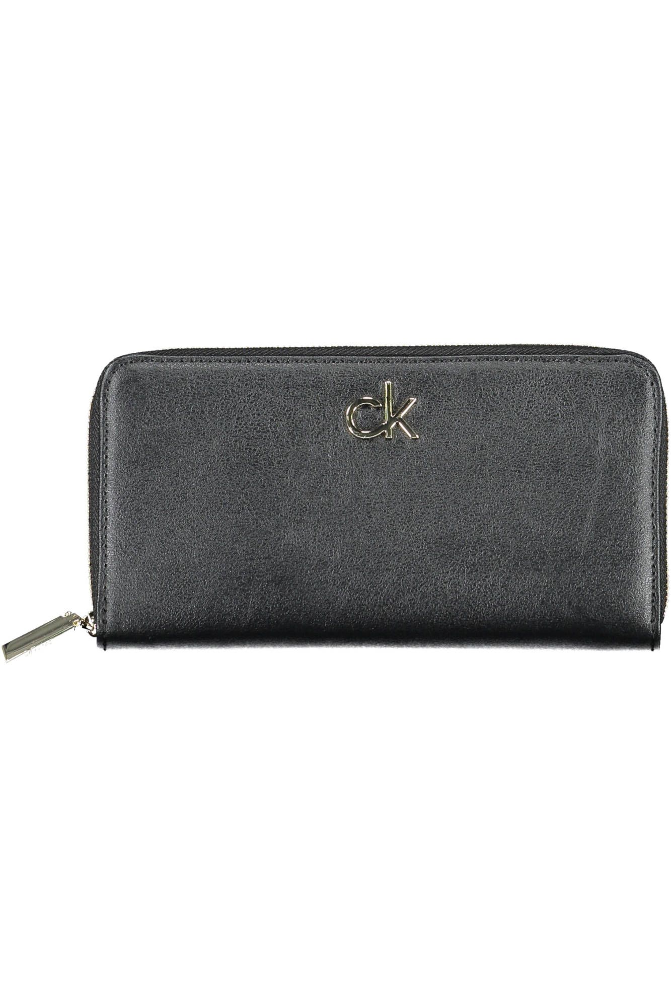 Black Polyester Women Wallet