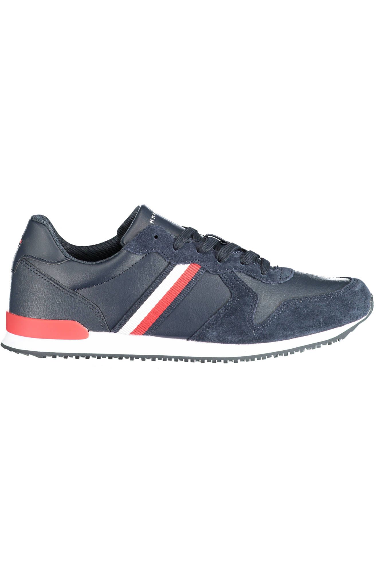 Blue Polyester Men Sneaker