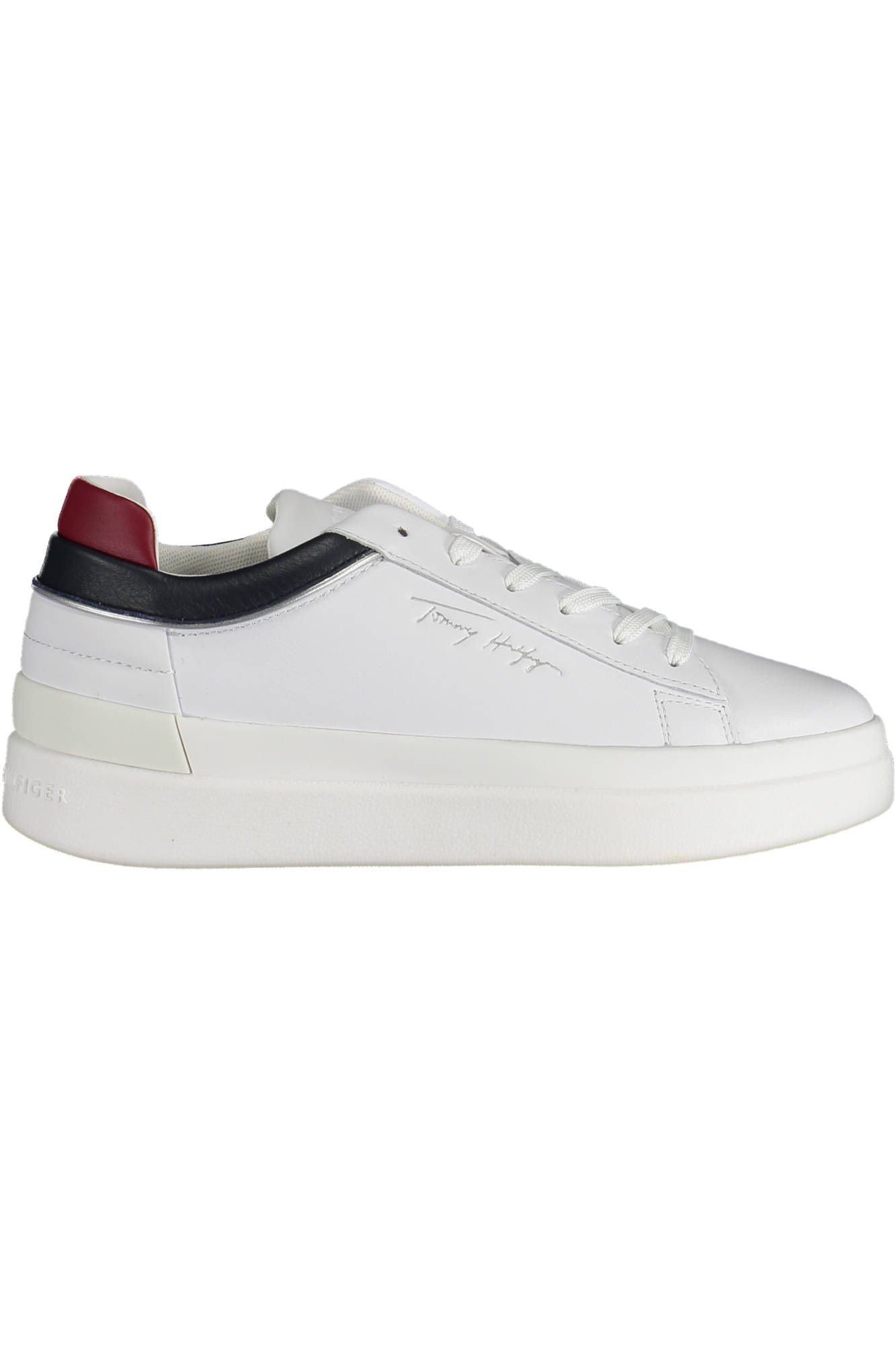 White Leather Women Sneaker