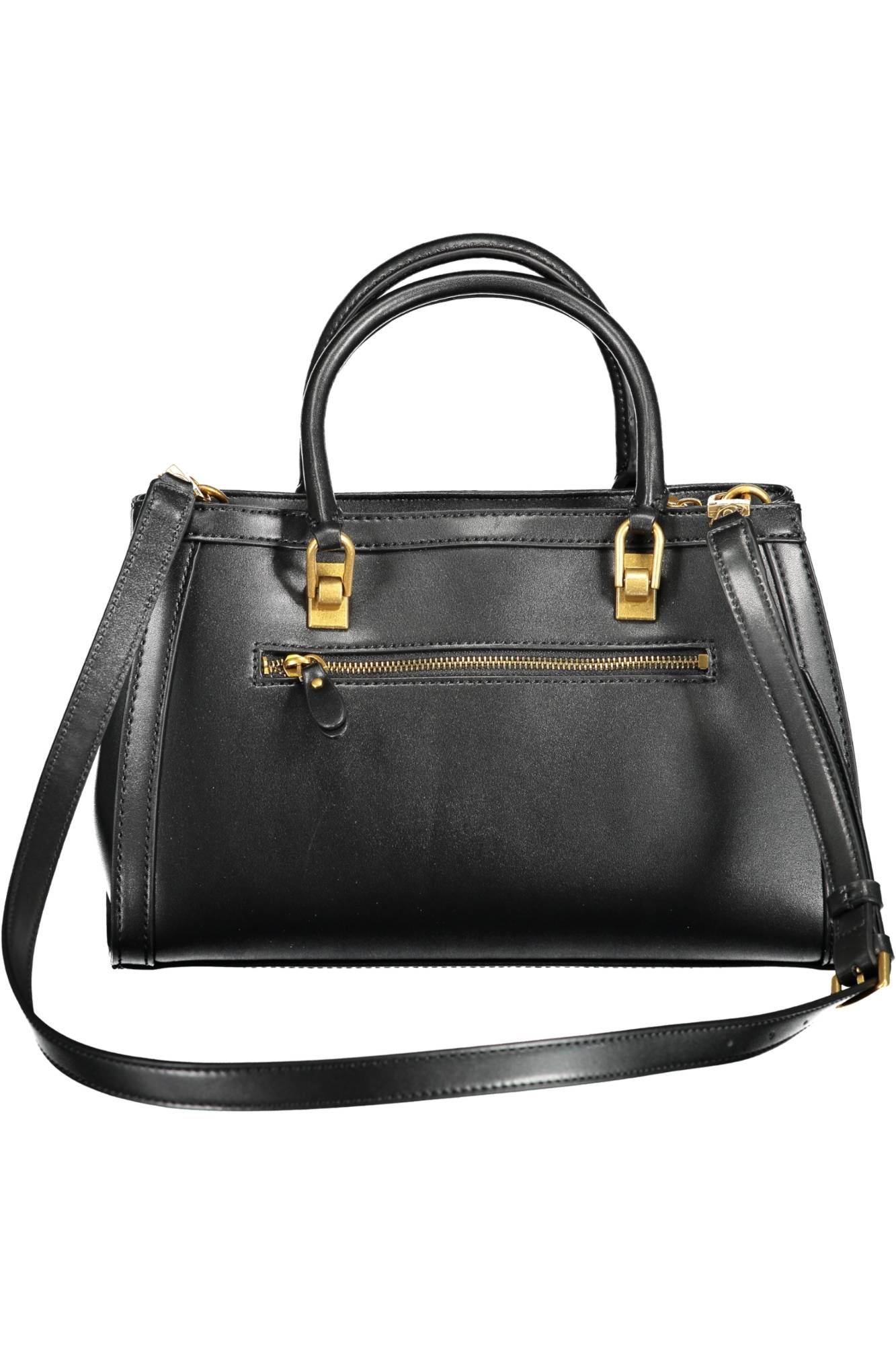 2018193.jpg Black Polyurethane Women Handbag - Image 2