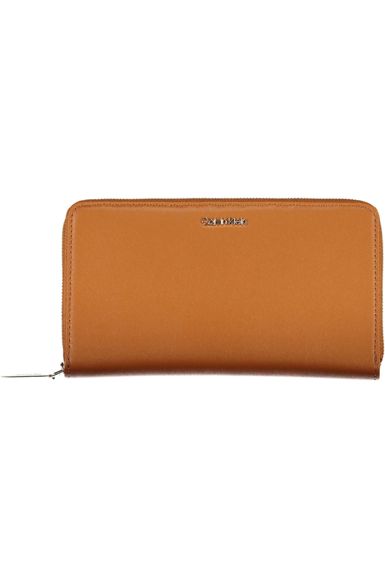 Brown Polyurethane Women Wallet