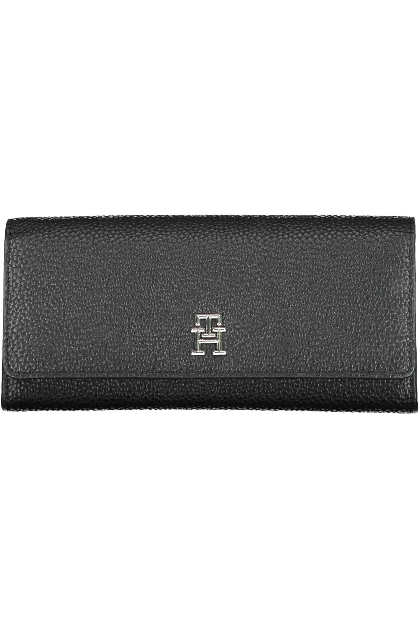 Black Polyurethane Women Wallet